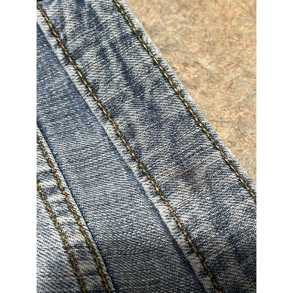 Gap Jeans Women's Boyfriend High Rise Crop Blue Stretch Denim Capri Sz. 18/34R - Picture 8 of 8